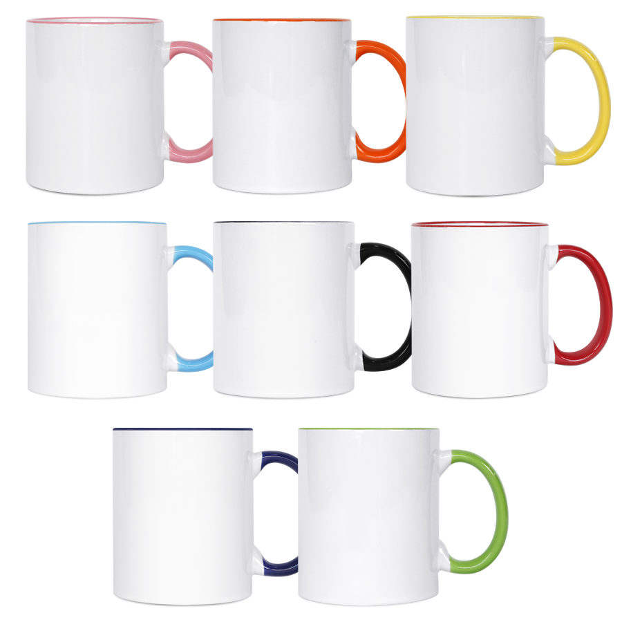 손잡이컬러 머그컵